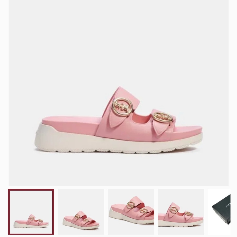 Coach Gable Sandal Bubblegum Pink